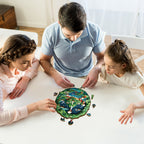 Whimsical Wooden Jigsaw Puzzle- Harbor Town