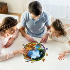 Whimsical Wooden Jigsaw Puzzle- National Forest Park