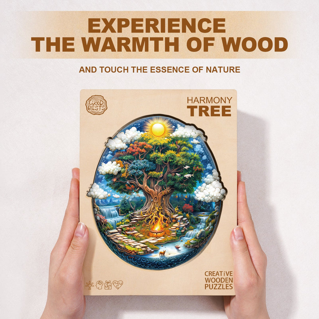 Puzzle en bois fantaisiste - L'Arbre de l'Harmonie