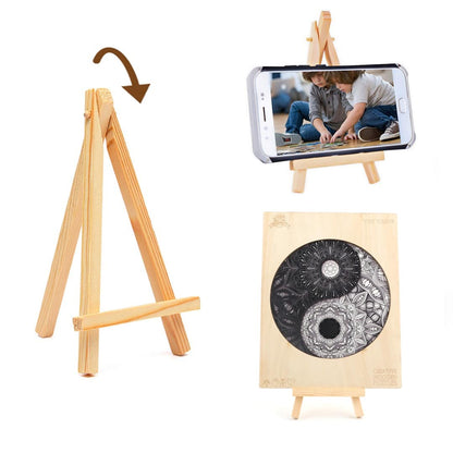 Whimsical Wooden Jigsaw Puzzle - YIN YANG - pickApuzzle