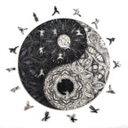 Whimsical Wooden Jigsaw Puzzle - YIN YANG - pickApuzzle