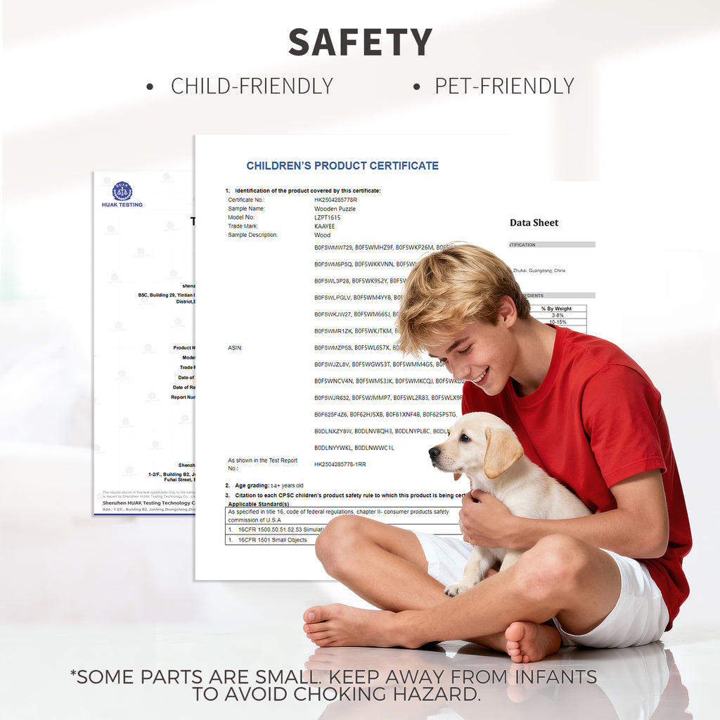 Engaging Wooden Jigsaw Puzzle-WOLF