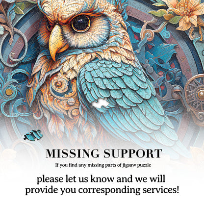 Wise Owl 1000-Piece Cardboard Jigsaw Puzzle