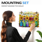 Whimsical Wooden Jigsaw Puzzle- God says you are
