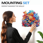 Whimsical Wooden Jigsaw Puzzle- Beautiful Goldfish