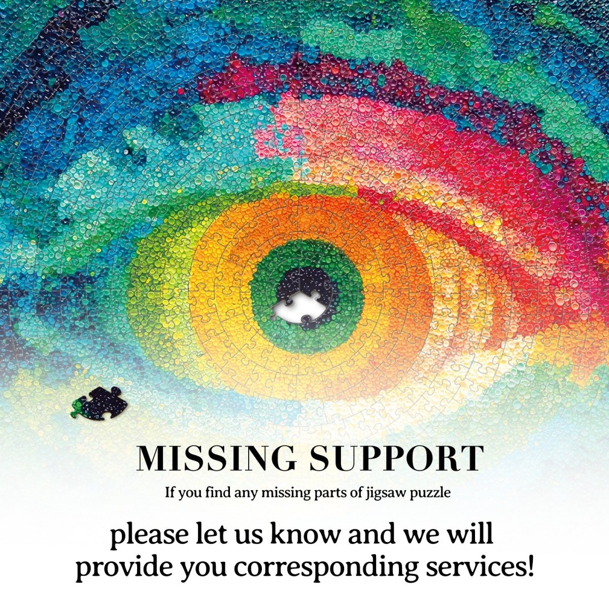 Artistic 1000 - Piece Cardboard Jigsaw Puzzle - Eye of Colors - KAAYEE Puzzle