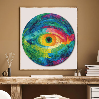 Artistic 1000 - Piece Cardboard Jigsaw Puzzle - Eye of Colors - KAAYEE Puzzle