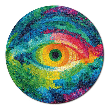 Artistic 1000 - Piece Cardboard Jigsaw Puzzle - Eye of Colors - KAAYEE Puzzle