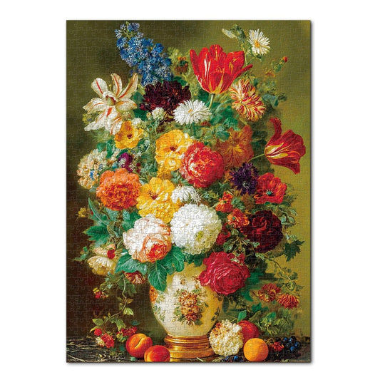 Artistic 1000 - Piece Cardboard Jigsaw Puzzle - Floral Art - KAAYEE Puzzle