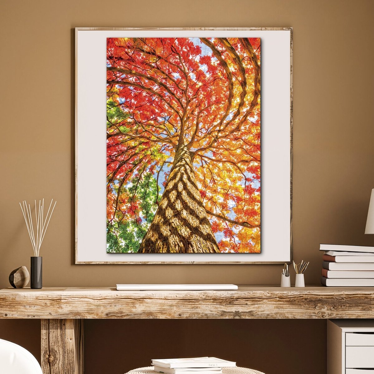 Artistic 1000 - Piece Cardboard Jigsaw Puzzle - Geometric Tree - KAAYEE Puzzle