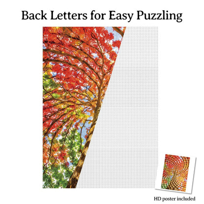 Artistic 1000 - Piece Cardboard Jigsaw Puzzle - Geometric Tree - KAAYEE Puzzle