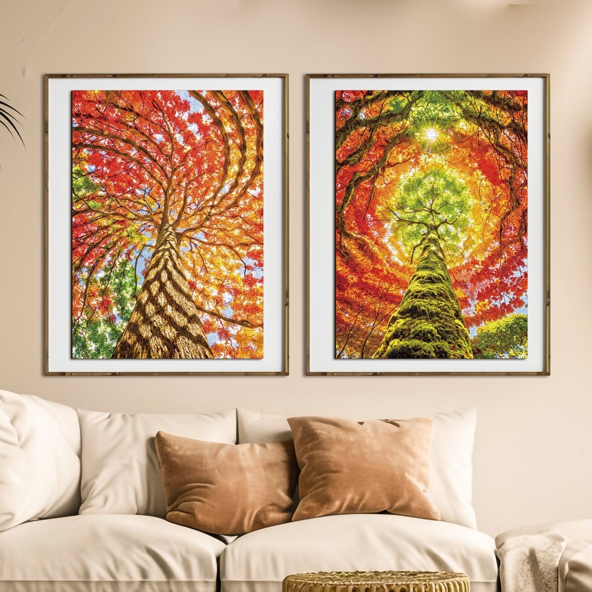 Artistic 1000 - Piece Cardboard Jigsaw Puzzle - Geometric Tree (rectangle) - KAAYEE Puzzle