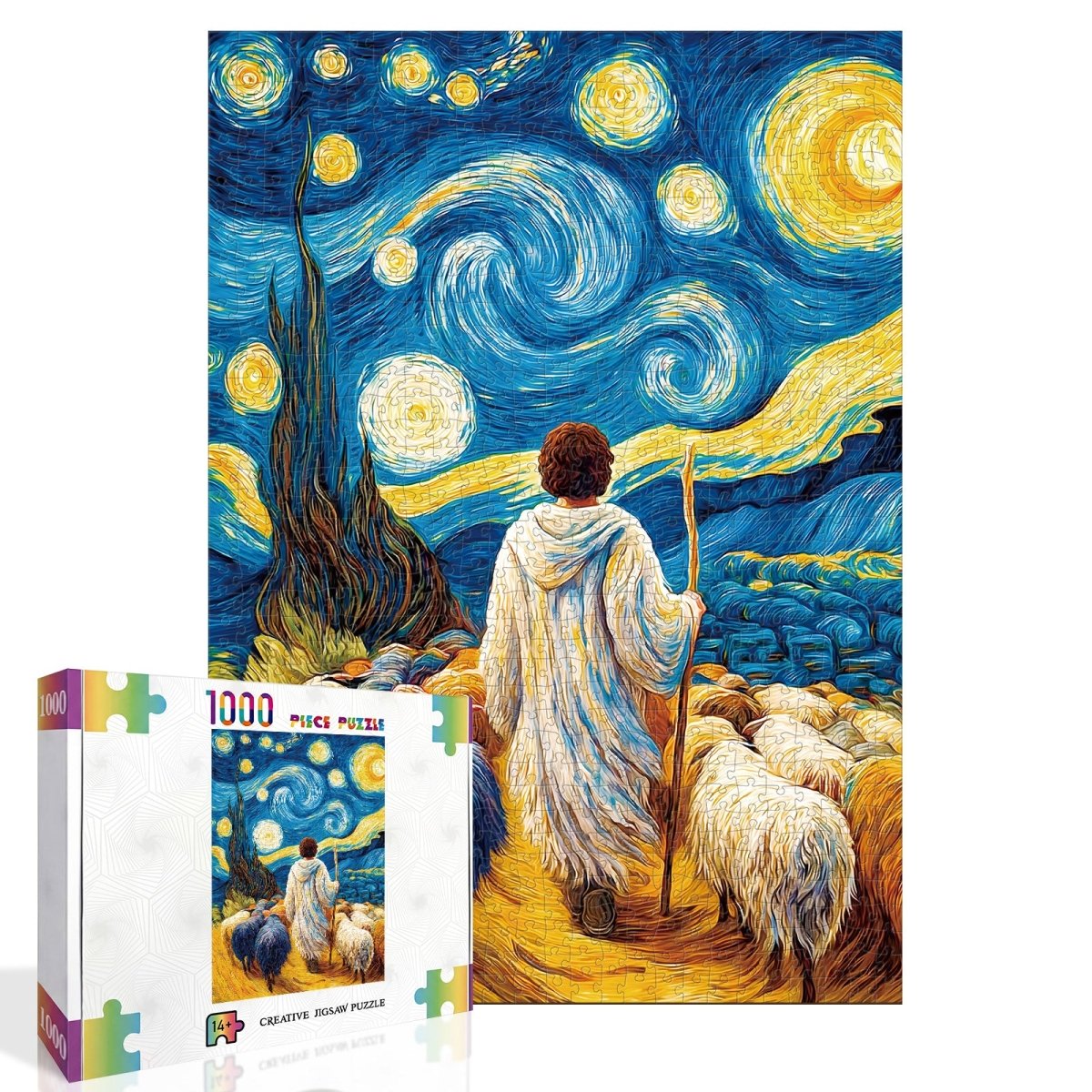 Artistic 1000 - Piece Cardboard Jigsaw Puzzle - Jesus Christ - KAAYEE Puzzle