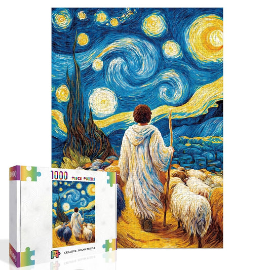 Artistic 1000 - Piece Cardboard Jigsaw Puzzle - Jesus Christ - KAAYEE Puzzle