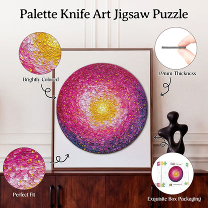 Artistic 1000 - Piece Cardboard Jigsaw Puzzle - Palette Knife Art - KAAYEE Puzzle