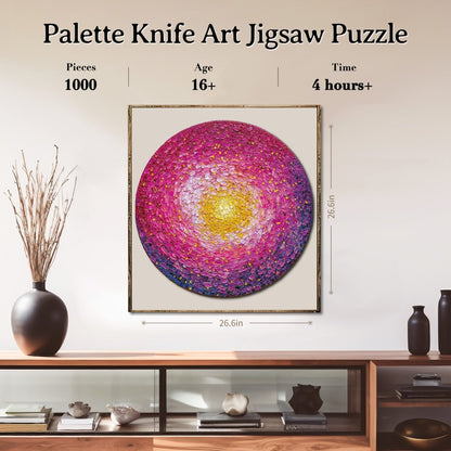 Artistic 1000 - Piece Cardboard Jigsaw Puzzle - Palette Knife Art - KAAYEE Puzzle