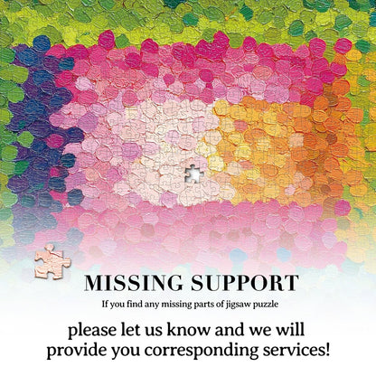 Artistic 1000 - Piece Cardboard Jigsaw Puzzle - Palette Knife Art (rectangle) - KAAYEE Puzzle