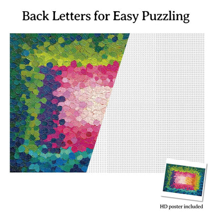 Artistic 1000 - Piece Cardboard Jigsaw Puzzle - Palette Knife Art (rectangle) - KAAYEE Puzzle