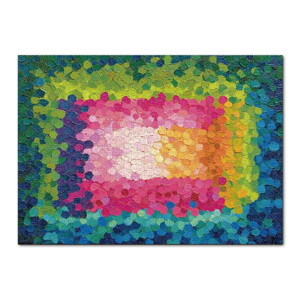 Artistic 1000 - Piece Cardboard Jigsaw Puzzle - Palette Knife Art (rectangle) - KAAYEE Puzzle