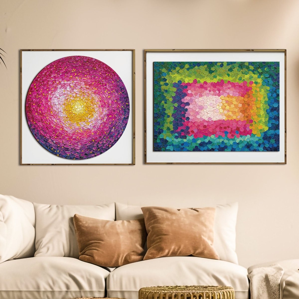 Artistic 1000 - Piece Cardboard Jigsaw Puzzle - Palette Knife Art (rectangle) - KAAYEE Puzzle