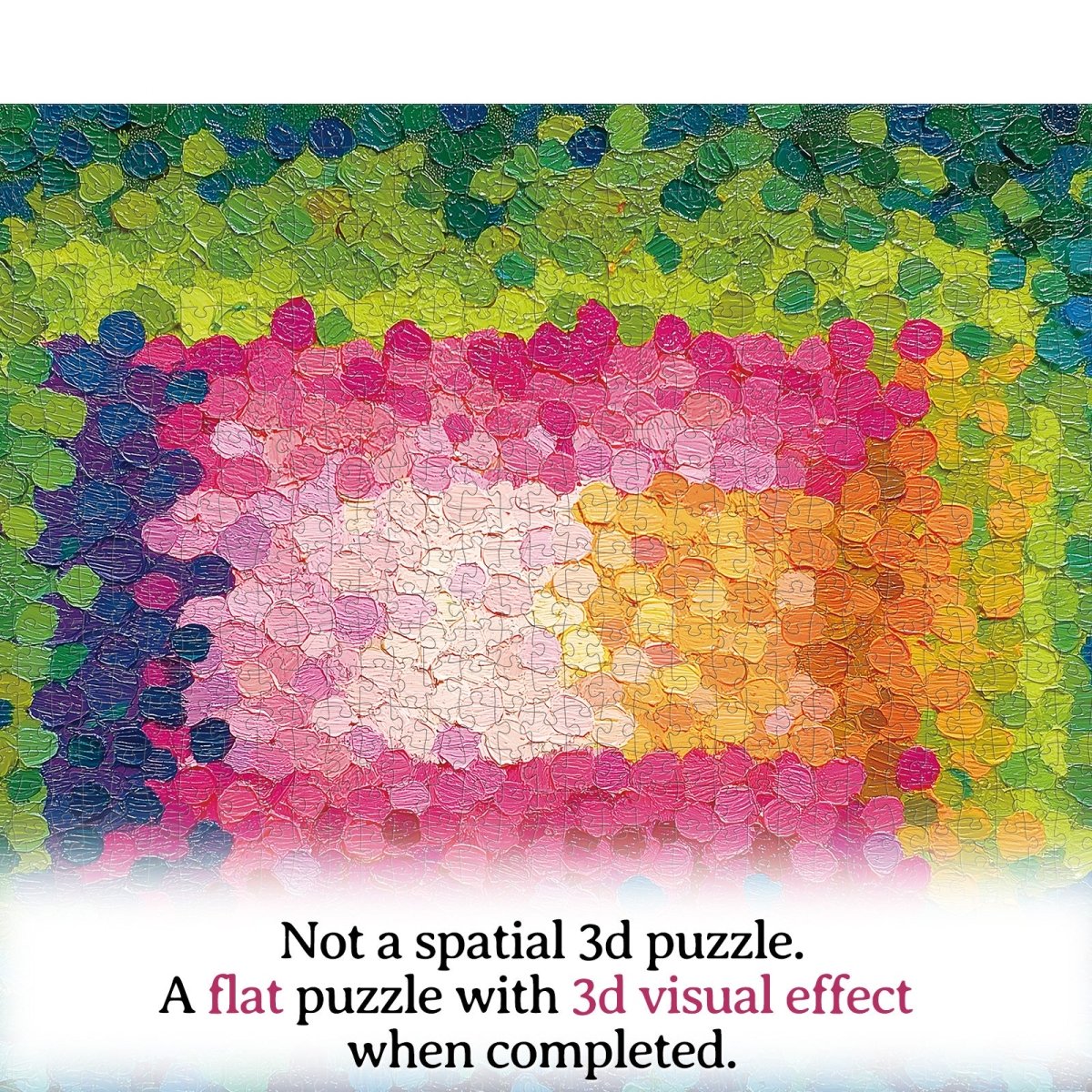 Artistic 1000 - Piece Cardboard Jigsaw Puzzle - Palette Knife Art (rectangle) - KAAYEE Puzzle