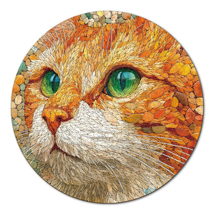 Artistic 1000 - Piece Cardboard Jigsaw Puzzle - Pebble Cat - KAAYEE Puzzle