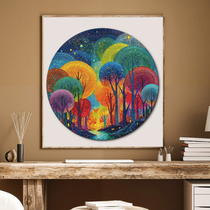 Artistic 1000 - Piece Cardboard Jigsaw Puzzle - Polka Dot Tree - KAAYEE Puzzle