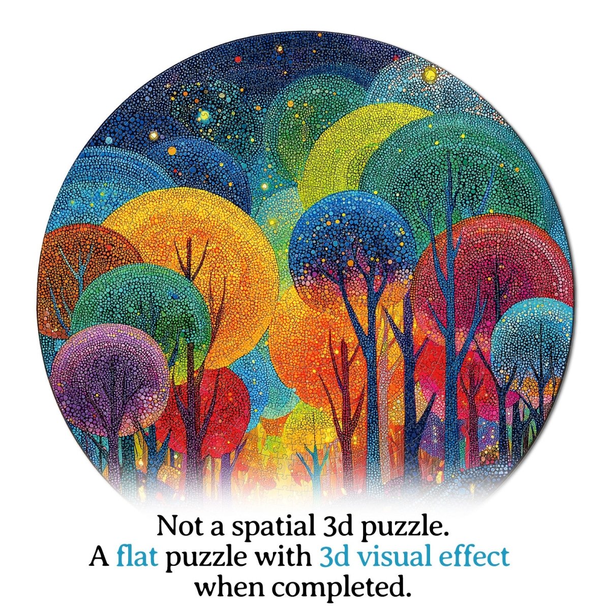 Artistic 1000 - Piece Cardboard Jigsaw Puzzle - Polka Dot Tree - KAAYEE Puzzle