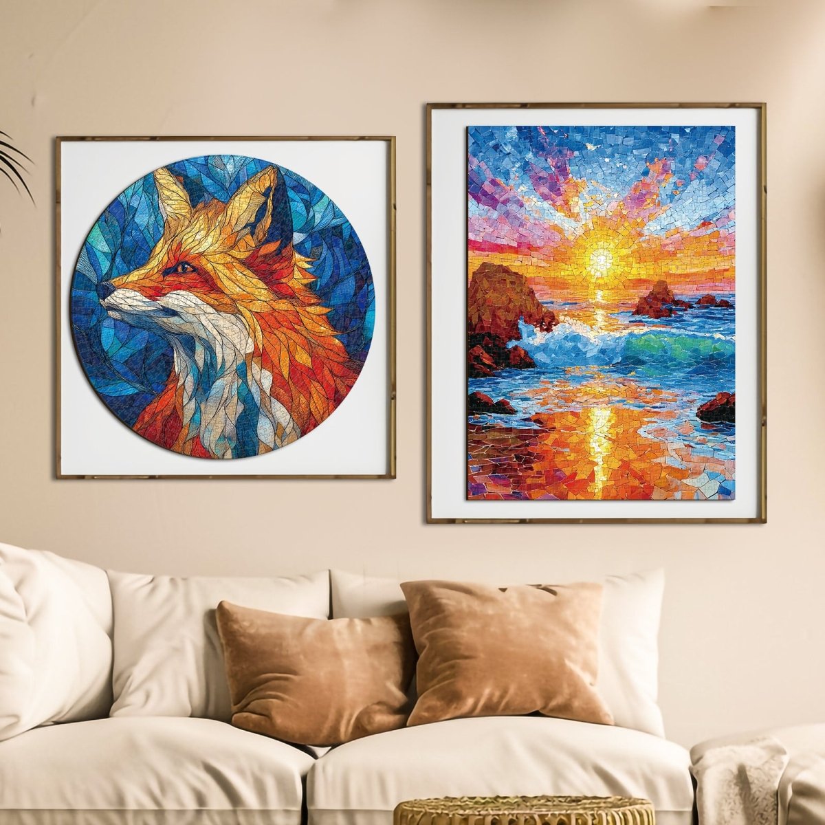 Artistic 1000 - Piece Cardboard Jigsaw Puzzle - Sea Glass Beach - KAAYEE Puzzle