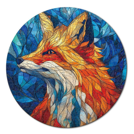Artistic 1000 - Piece Cardboard Jigsaw Puzzle - Sea Glass Red Fox - KAAYEE Puzzle