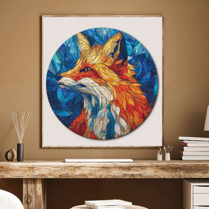 Artistic 1000 - Piece Cardboard Jigsaw Puzzle - Sea Glass Red Fox - KAAYEE Puzzle