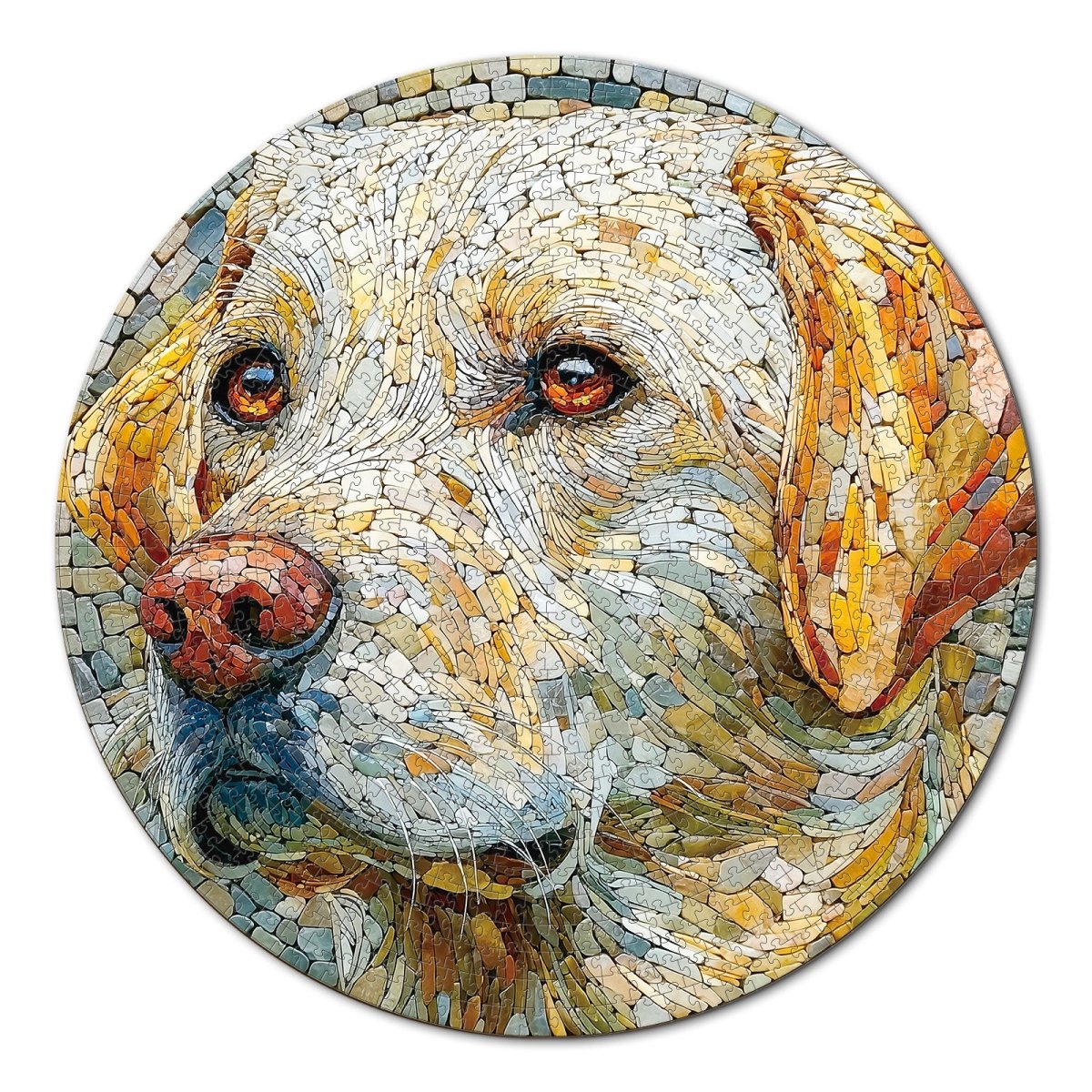 Artistic 1000 - Piece Cardboard Jigsaw Puzzle - Stone Dog - KAAYEE Puzzle