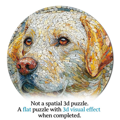 Artistic 1000 - Piece Cardboard Jigsaw Puzzle - Stone Dog - KAAYEE Puzzle