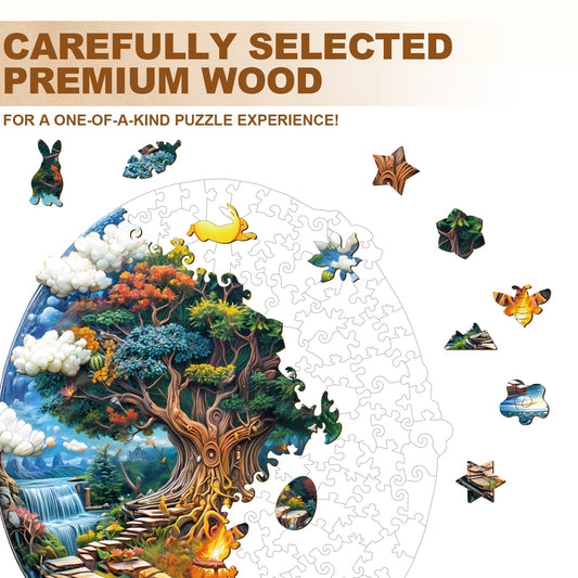 Puzzle en bois fantaisiste - L'Arbre de l'Harmonie