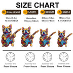 Whimsical Wooden Jigsaw Puzzle- Rock Dog