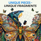 Whimsical Wooden Jigsaw Puzzle- Ancient butterfly-1