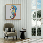 Whimsical Wooden Jigsaw Puzzle- seahorse