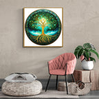Whimsical Wooden Jigsaw Puzzle- Aurora tree of life