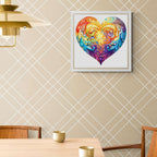 Whimsical Wooden Jigsaw Puzzle- sweet heart