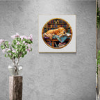 Whimsical Wooden Jigsaw Puzzle - book¡¯s Golden Retriever - pickApuzzle