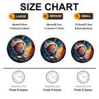 Whimsical Wooden Jigsaw Puzzle - 3D Space Cat - pickApuzzle