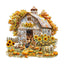 Whimsical Wooden Jigsaw Puzzle- autumn farm