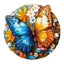Whimsical Wooden Jigsaw Puzzle- Yin Yang Butterfly