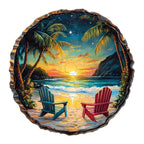 Whimsical Wooden Jigsaw Puzzle- Sunset Beach
