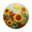 Whimsical Wooden Jigsaw Puzzle-Sunflower Sonata