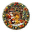 Whimsical Wooden Jigsaw Puzzle-Fireside Santa