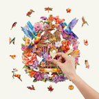 Casse-tête en bois fantaisiste - Symphonie du jardin