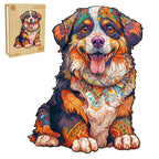 Ausgefallenes Holz-Puzzle-Berner Sennenhund