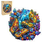 Whimsical Wooden Jigsaw Puzzle-Beautiful Butterflies