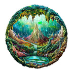 Whimsical Wooden Jigsaw Puzzle- 3D aurora-1